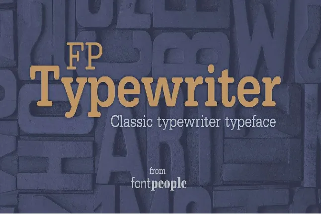 FP Typewriter font