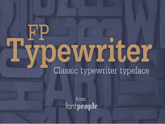 FP Typewriter font