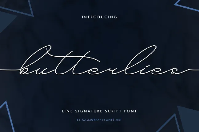 Butterlies Demo font