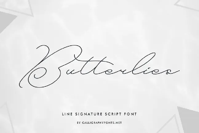 Butterlies Demo font