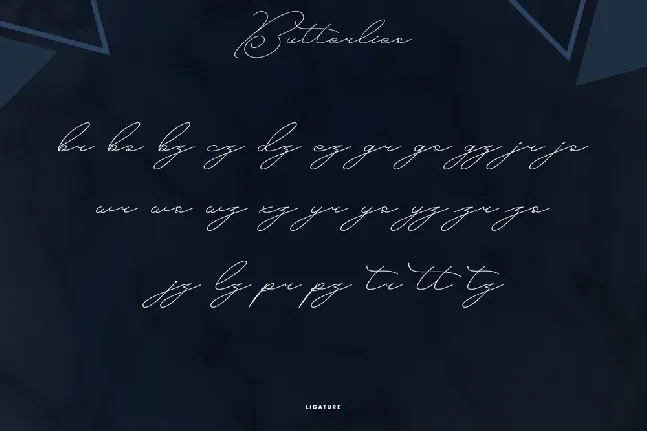 Butterlies Demo font