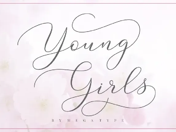 Young Girls font