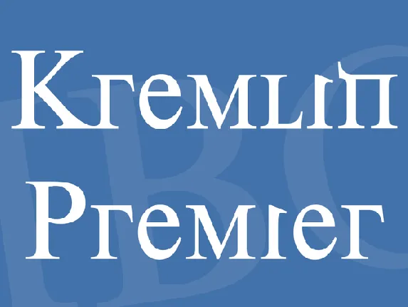 Kremlin Premier font