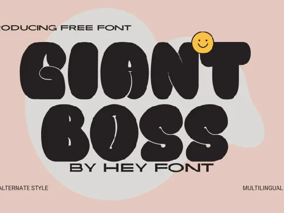 Giant Boss font