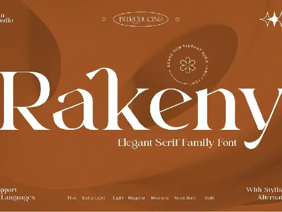 Rakeny font