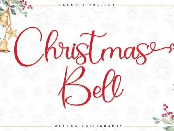 Christmas Bell Calligraphy font