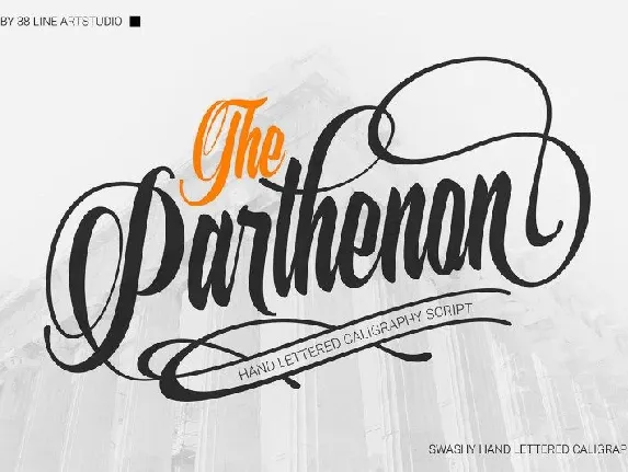 The Parthenon font