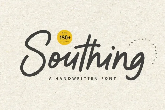 Southing font