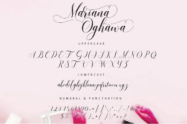 Mariana Oghawa font