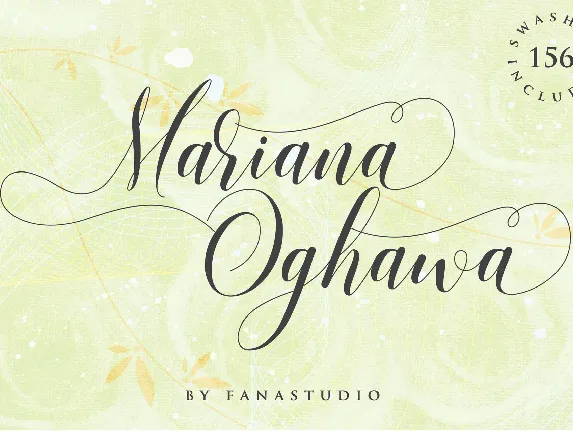 Mariana Oghawa font