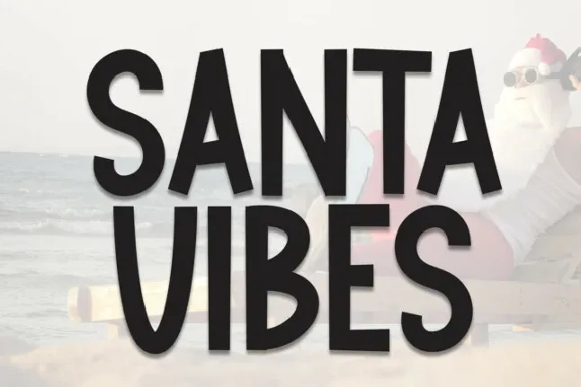 Santa Vibes Display font