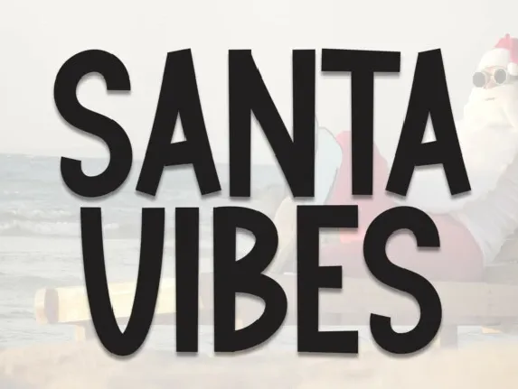 Santa Vibes Display font