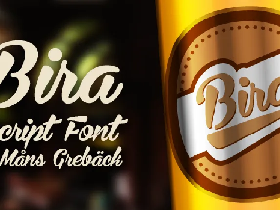 Bira PERSONAL USE ONLY font