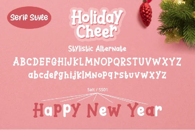 Holiday Cheer font