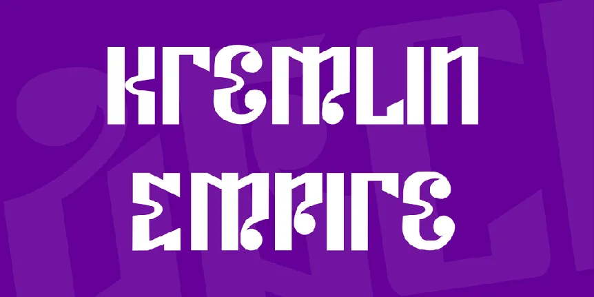 Kremlin Empire font