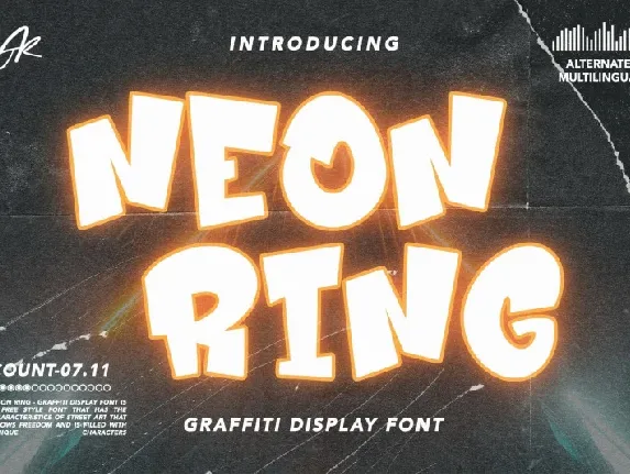 Neon Ring font