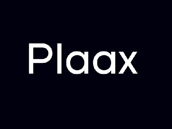 Plaax Family font