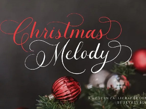 Christmas Melody Typeface font