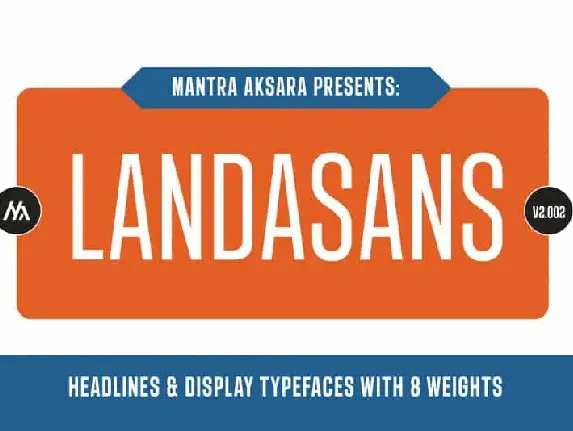 Landasans Sans Serif font