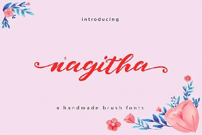 Naghita Brush font