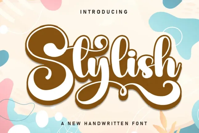 Stylish Script font