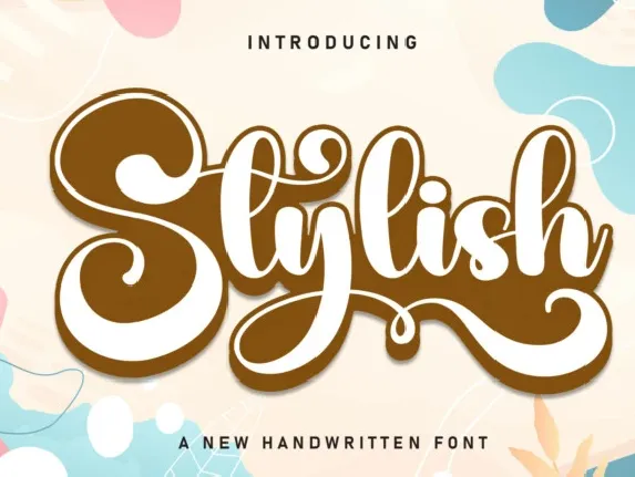 Stylish Script font