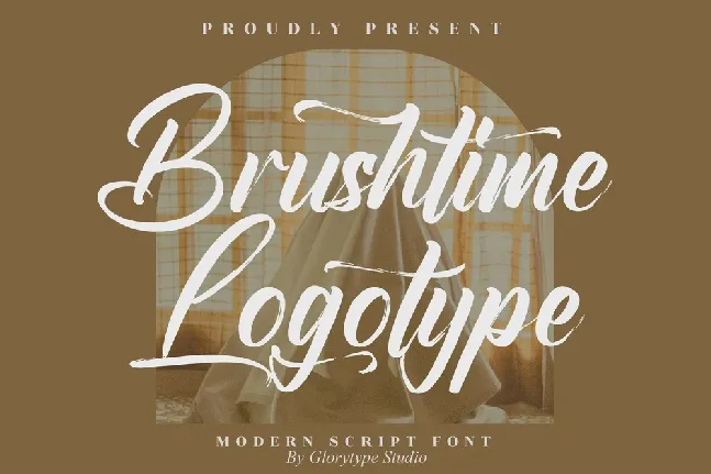 Brushtime Logotype font