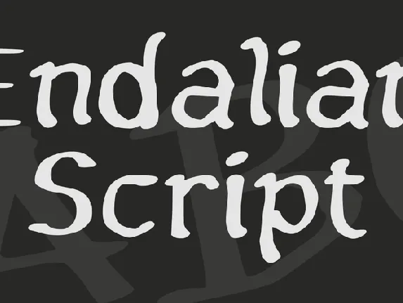 Endalian Script font