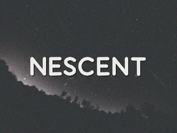 Nescent font