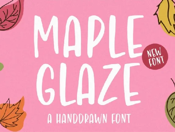 Maple Glaze font