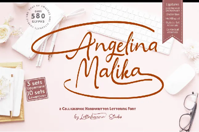 Angelina Malika font