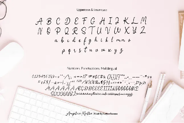 Angelina Malika font