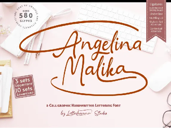 Angelina Malika font