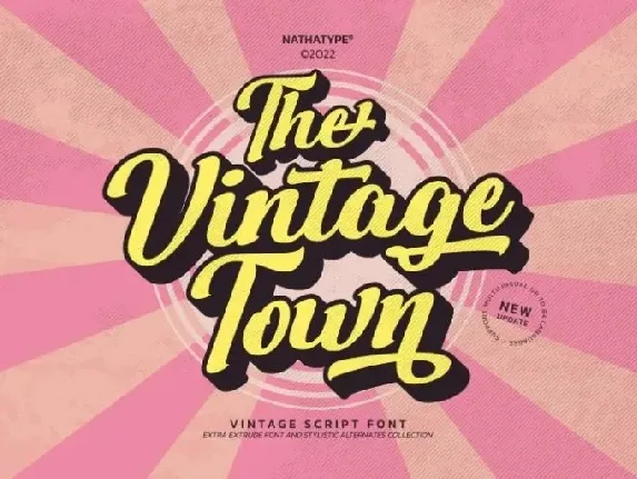 The Vintage Town font