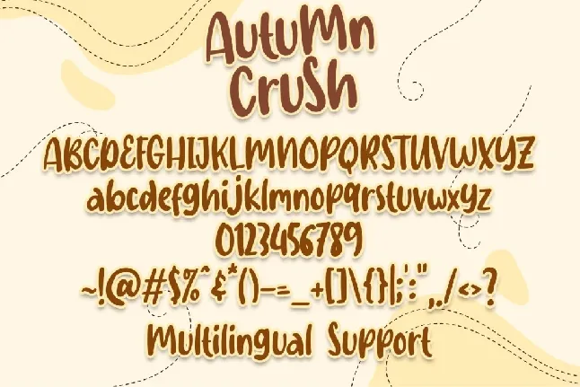 Autumn Crush font