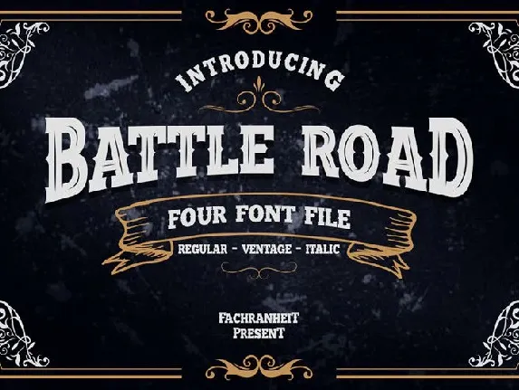 Battle Road Typeface font