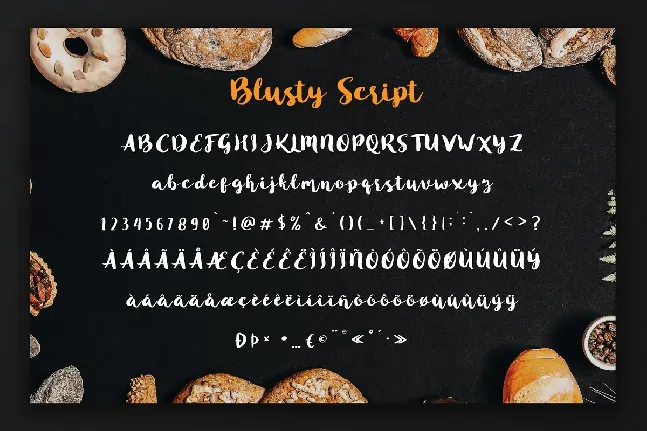 Blusty font