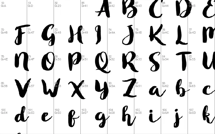 Blusty font