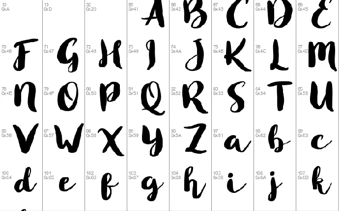 Blusty font