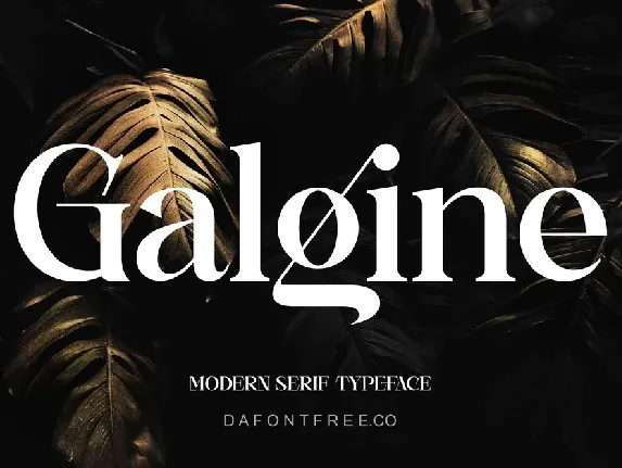 Galgine font