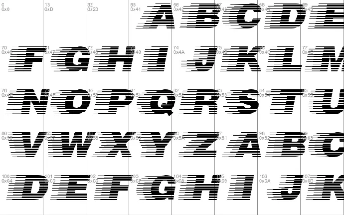 Speedway font