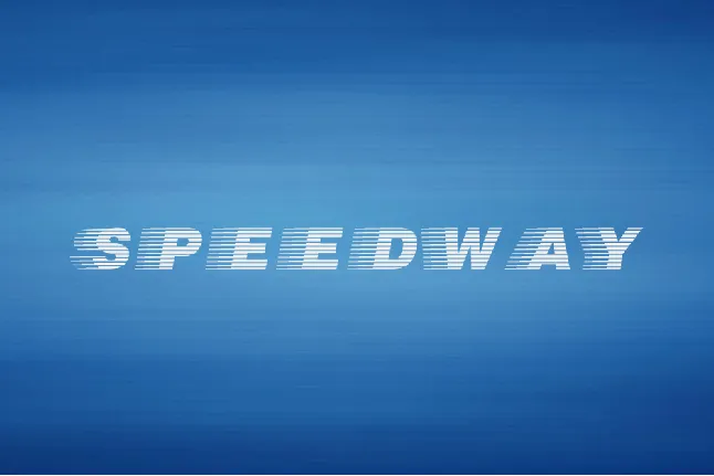 Speedway font