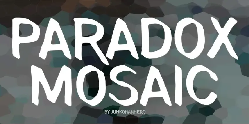 Paradox Mosaic font