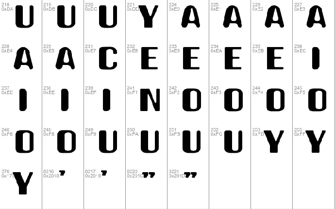 Alien Typeface font