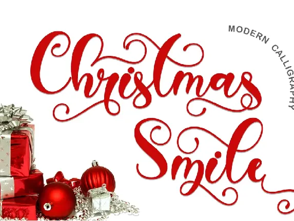 Christmas Smile font