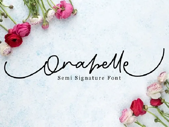 Orabelle Signature font