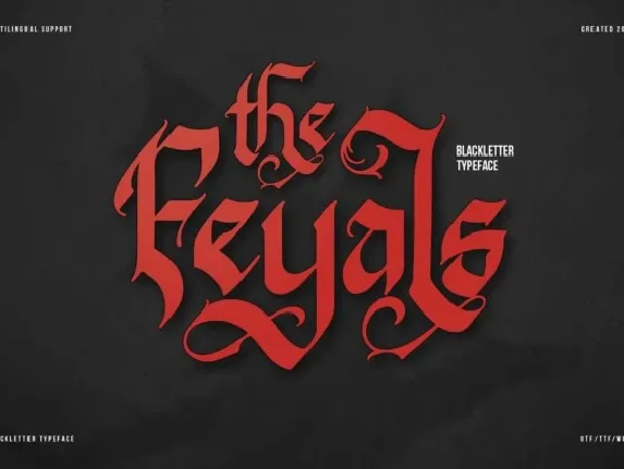 The Feyals font