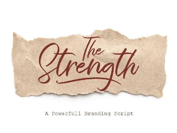 The Strength font