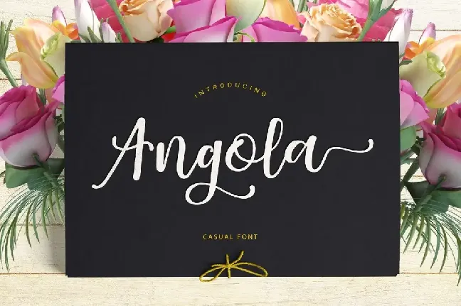 Angola Script font