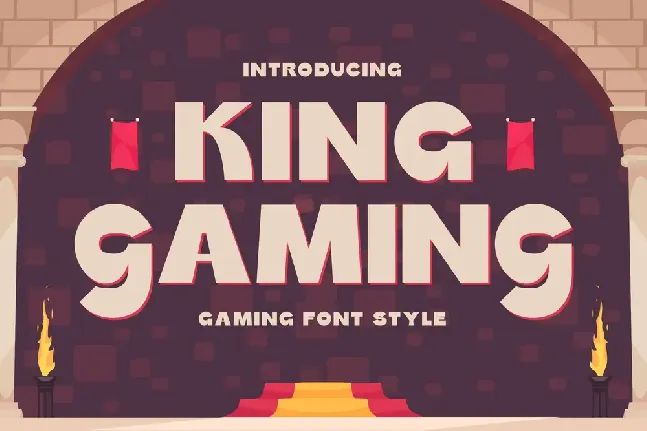 King Gaming Free Trial font